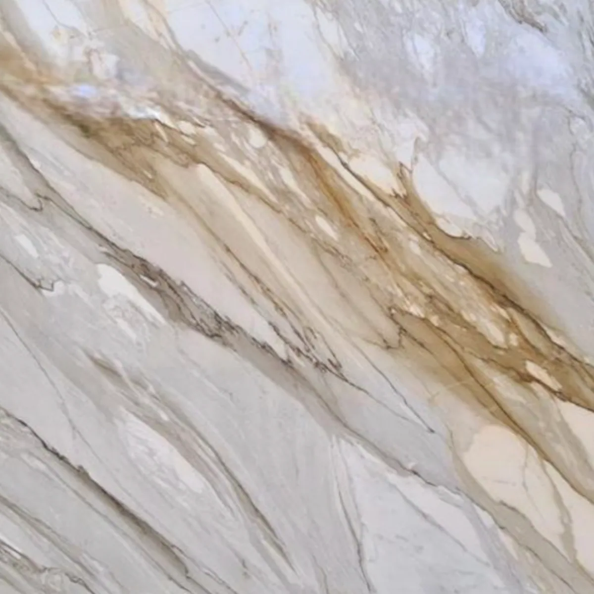 Calacatta Gold marble slab in the Stoneworks Singapore marble range
