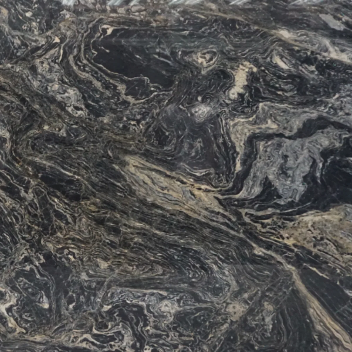 Nero Picasso marble slab in the Stoneworks Singapore marble range