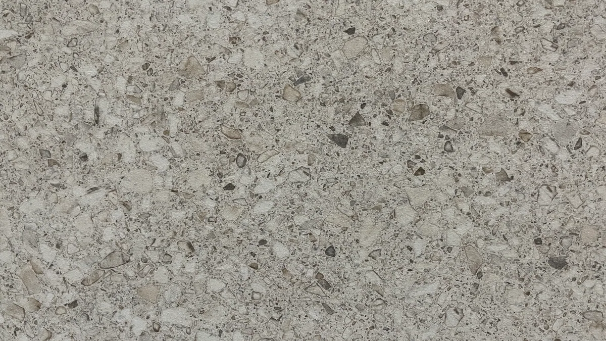 Terrazzo White terrazzo sintered stone slab in the Stoneworks Singapore terrazzo range